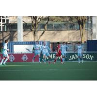 Chattanooga FC and Toronto FC II on the field